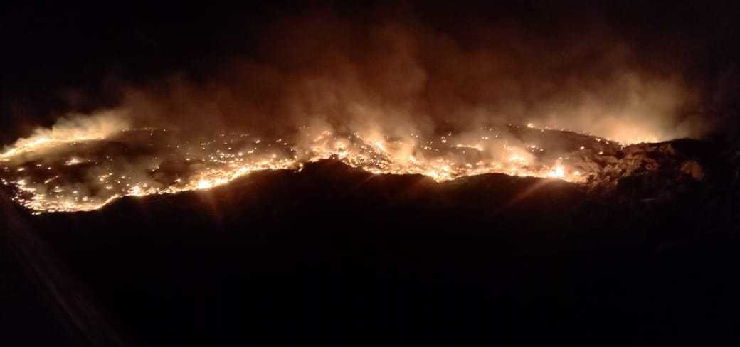Fire in a firearm near Swanla