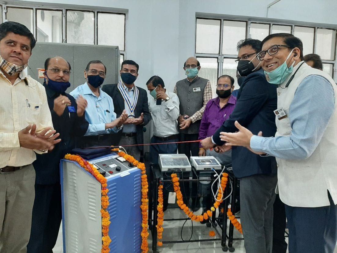 Modern machines start treatment facility at Rotary Physiotherapy Center