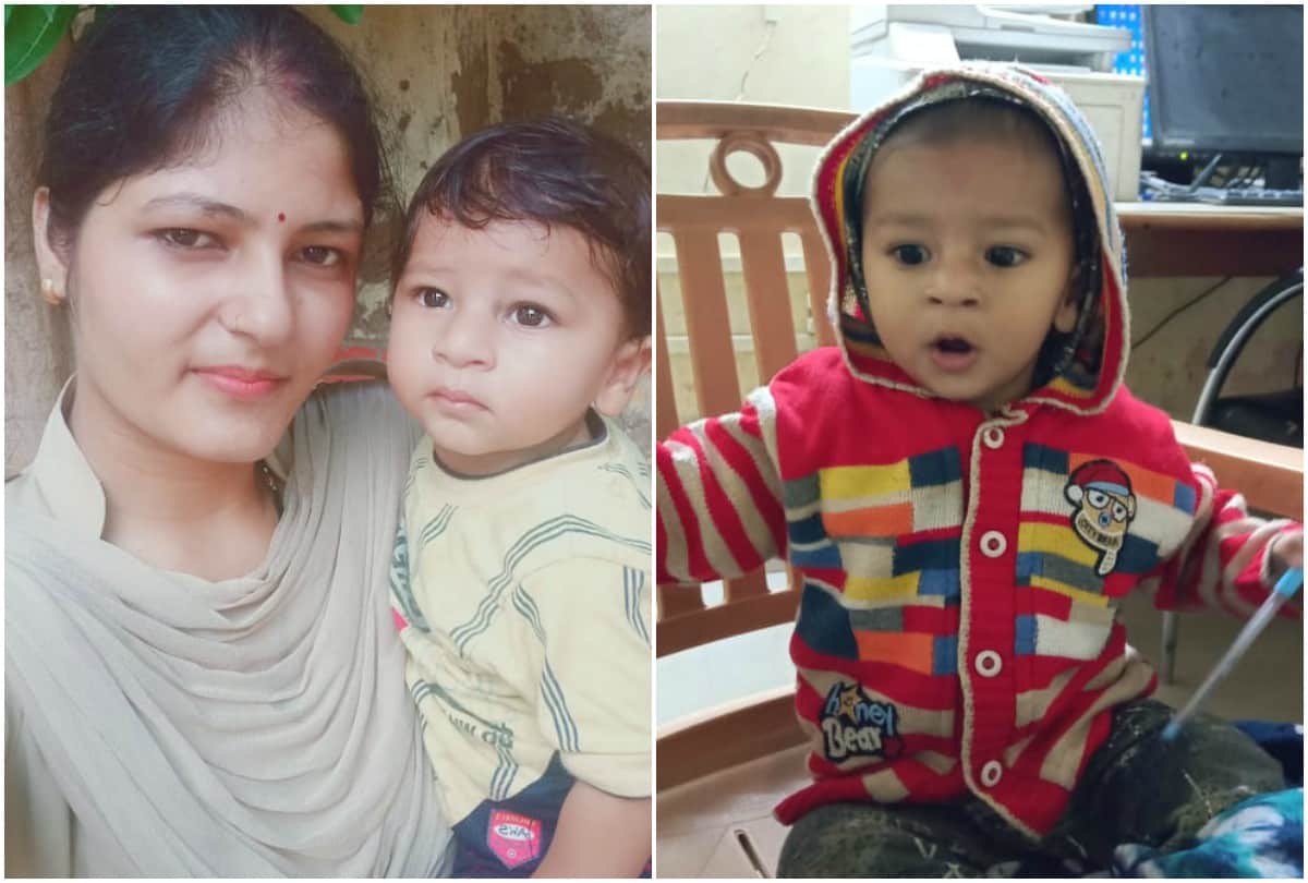 Up woman Cop Performing Duty With 10 Months Old Son In Police Station