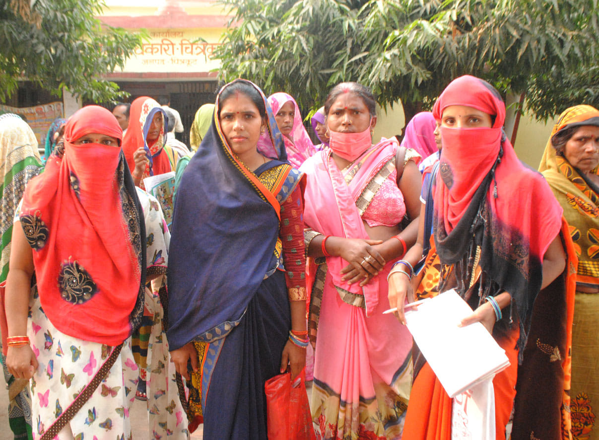 Principal obstructing the work of women in Chitrakoot