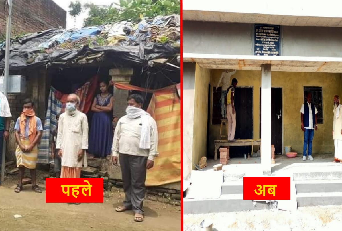 man Built home for poor family in sant kabir nagar