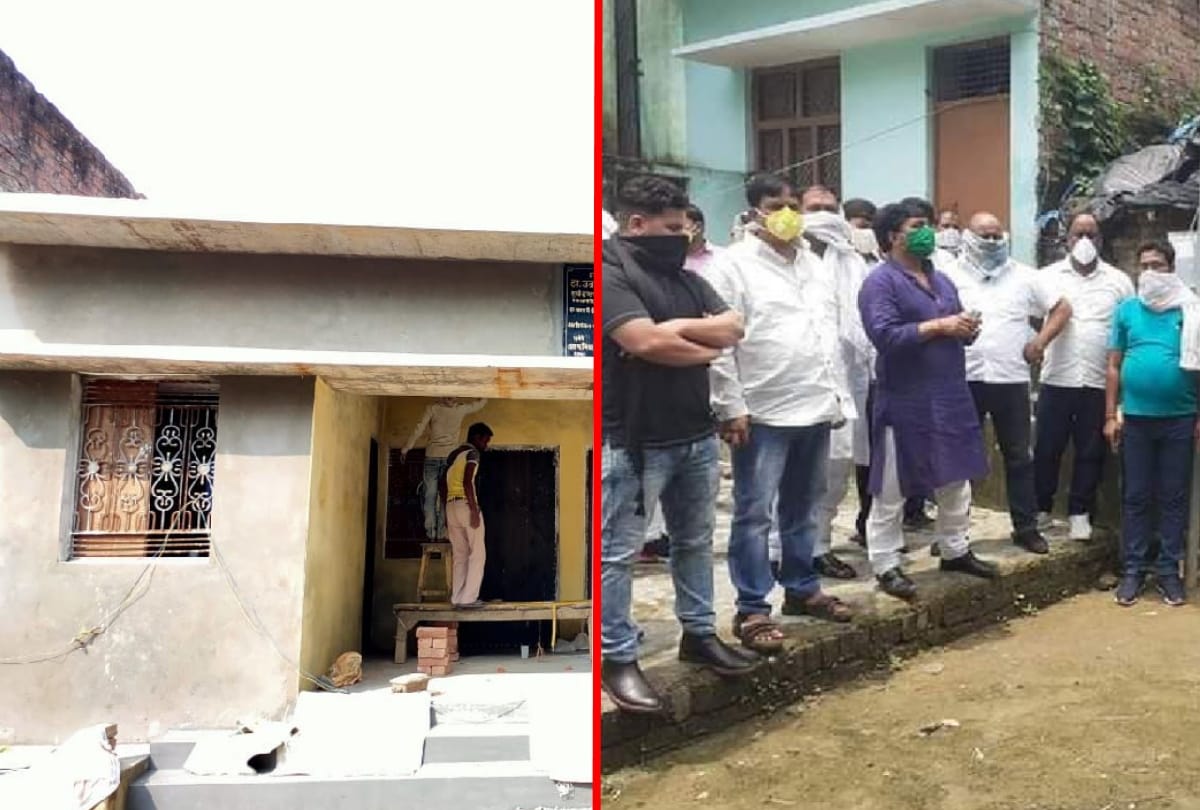 man Built home for poor family in sant kabir nagar