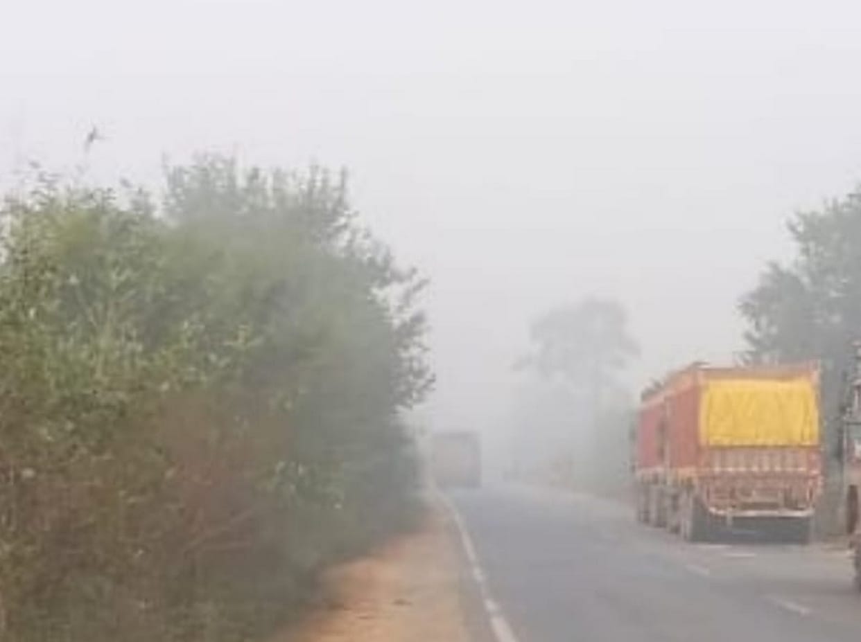 Fog covered till late in the morning