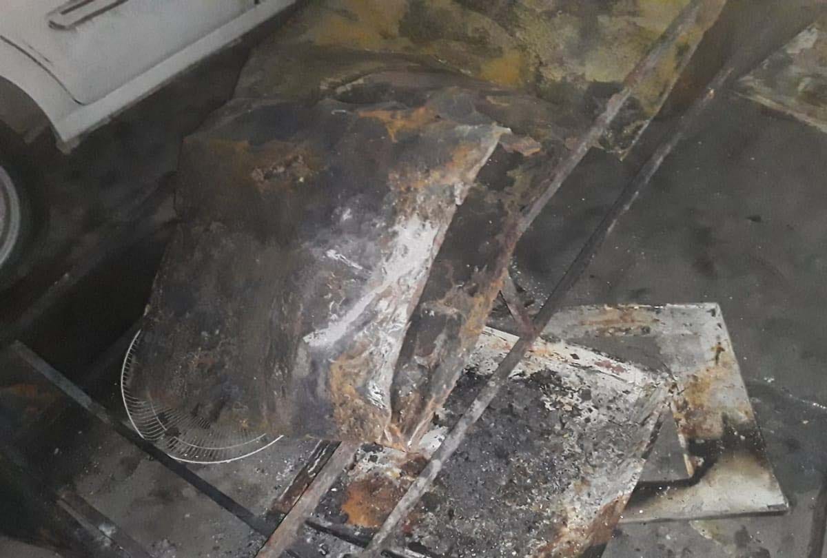 Fire in State Bank's regional office, furniture burnt