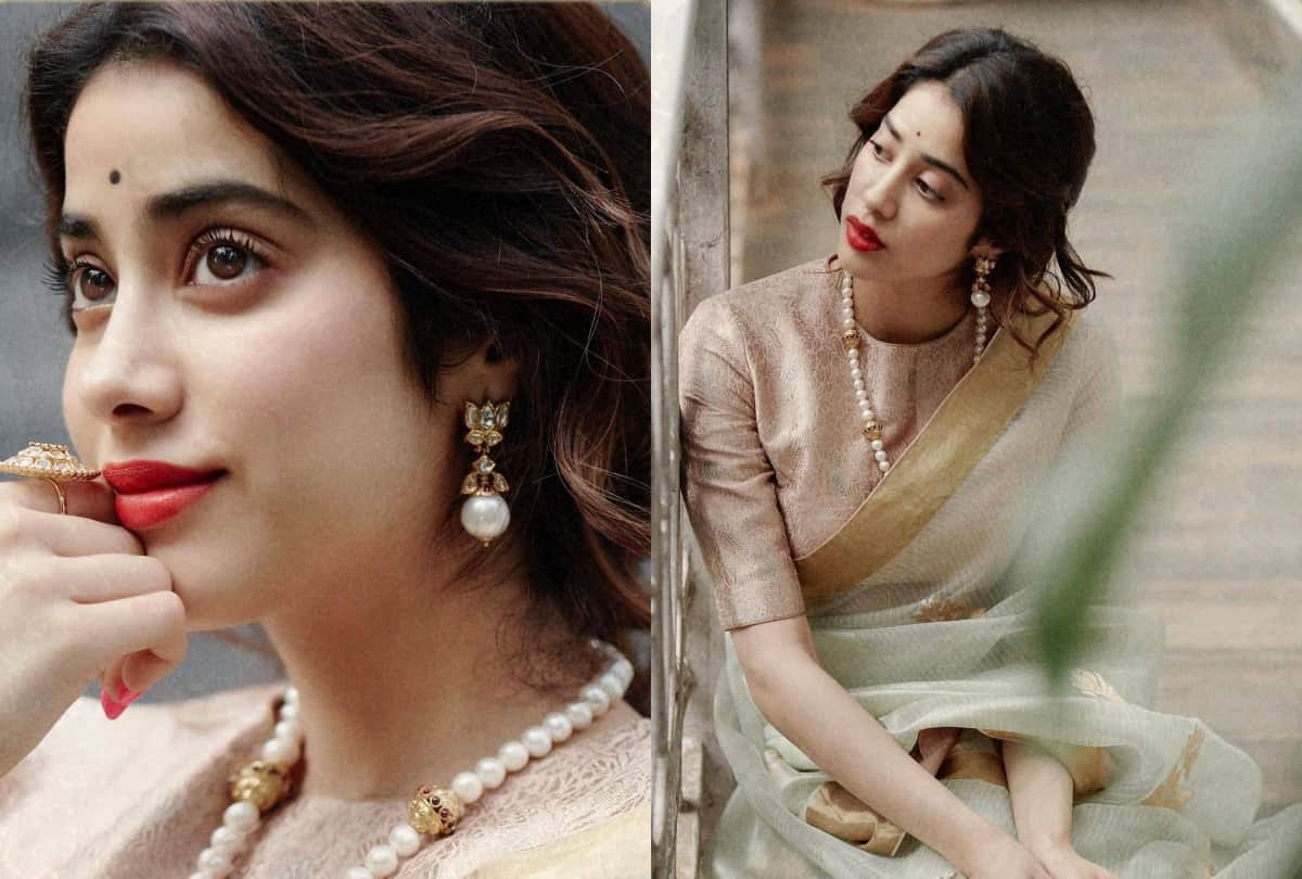 janhvi kapoor shares photoshoot in retro look fans says looking like shri devi