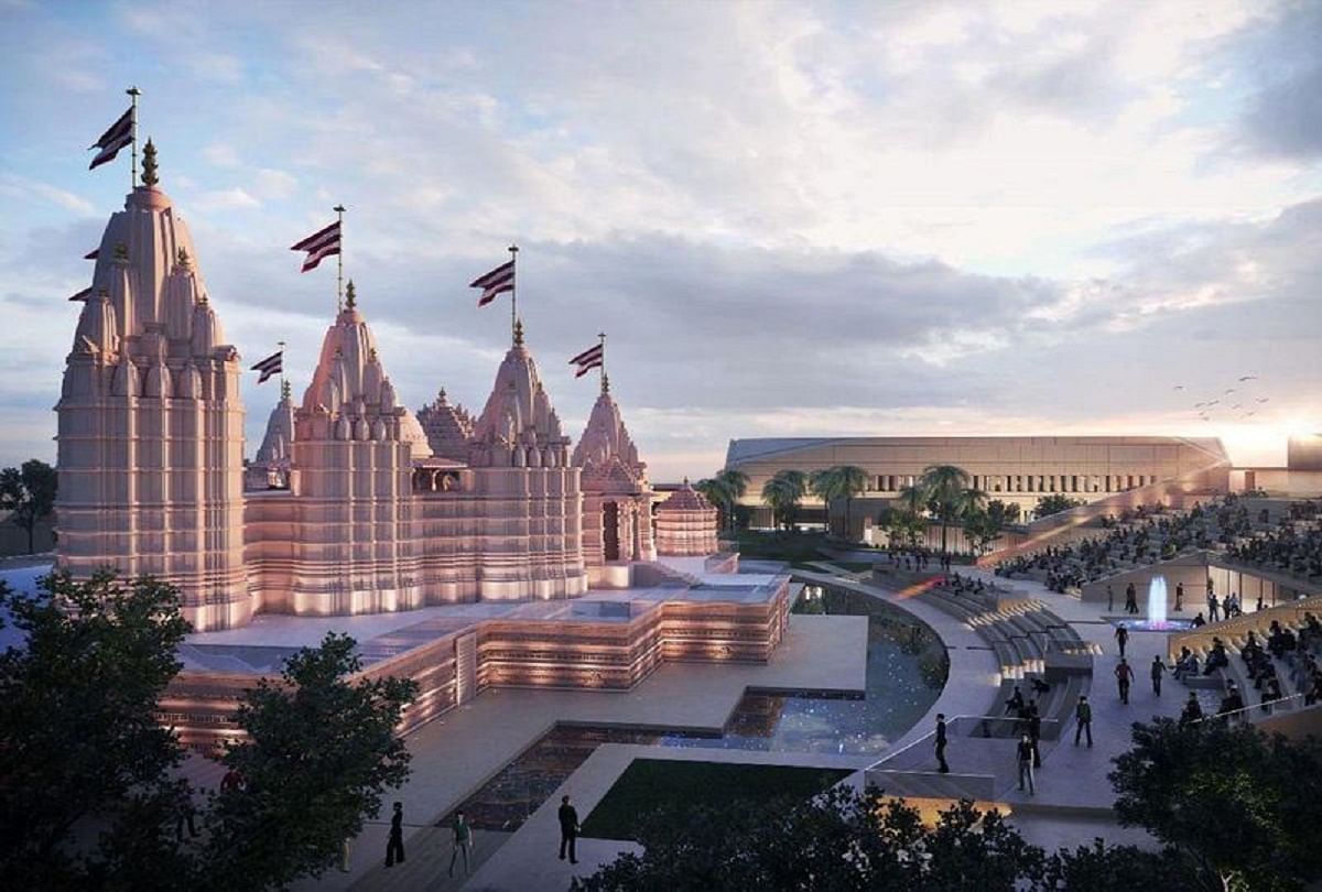 First Images Of Final Design Of Abu Dhabis First Hindu Temple Release ...