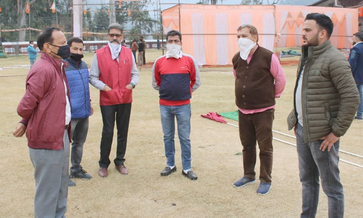 cm visit chamba mla looked function work