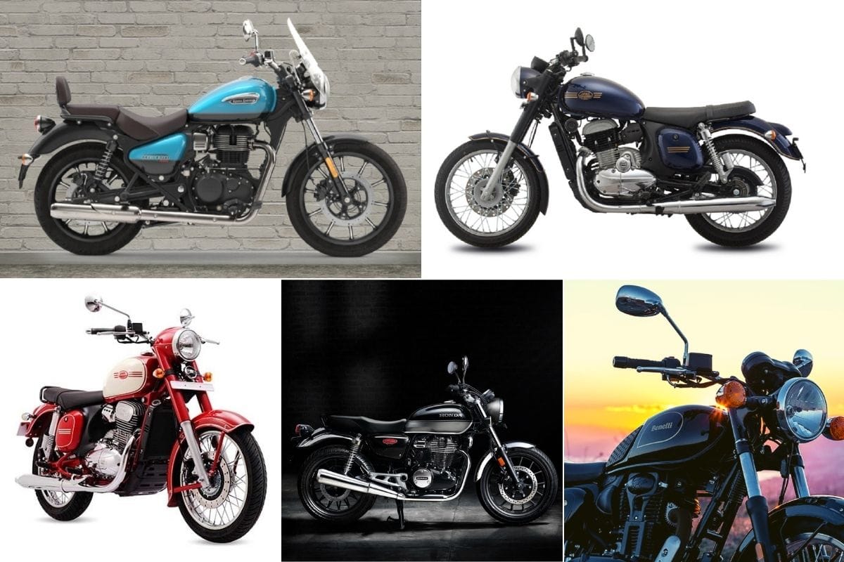 Royal Enfield Meteor 350 to Benelli Imperiale 400 to Honda H'Ness CB 350 to Jawa Forty Two to Jawa here are five latest bikes in 300cc segment