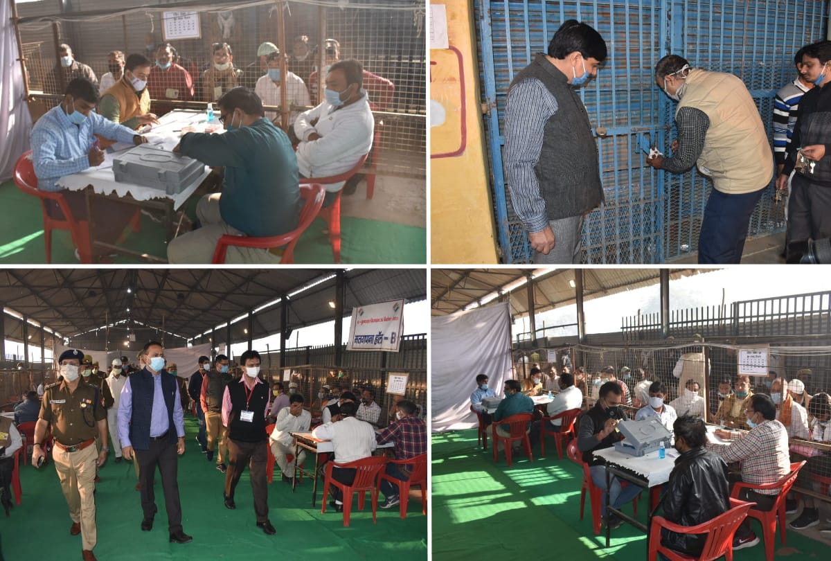 up by election results 2020 news in hindi bulandshahr sadar seat vote counting in photos