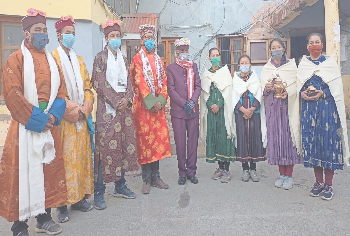 Governor Bandaru Dattatreya did skiing in Atal Tunnel's North Portal