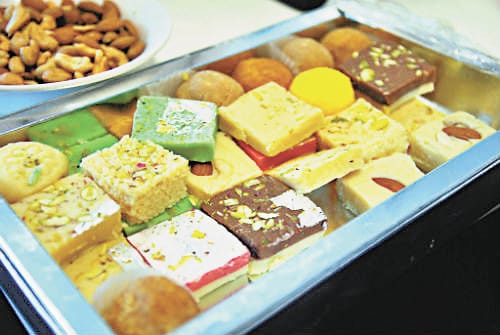 sweets sample taken from different places in chamba