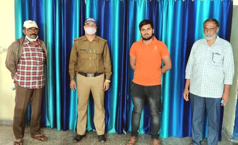 A youth missing from Andhra Pradesh was found in Raiwala