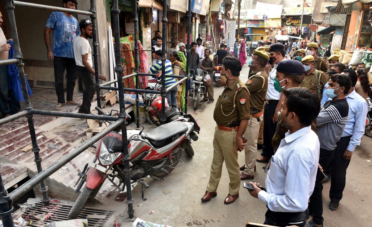 anchronment in chandausi market