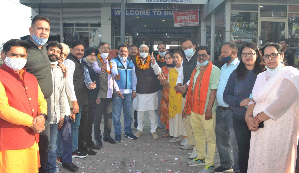 BJP workers celebrate celebration