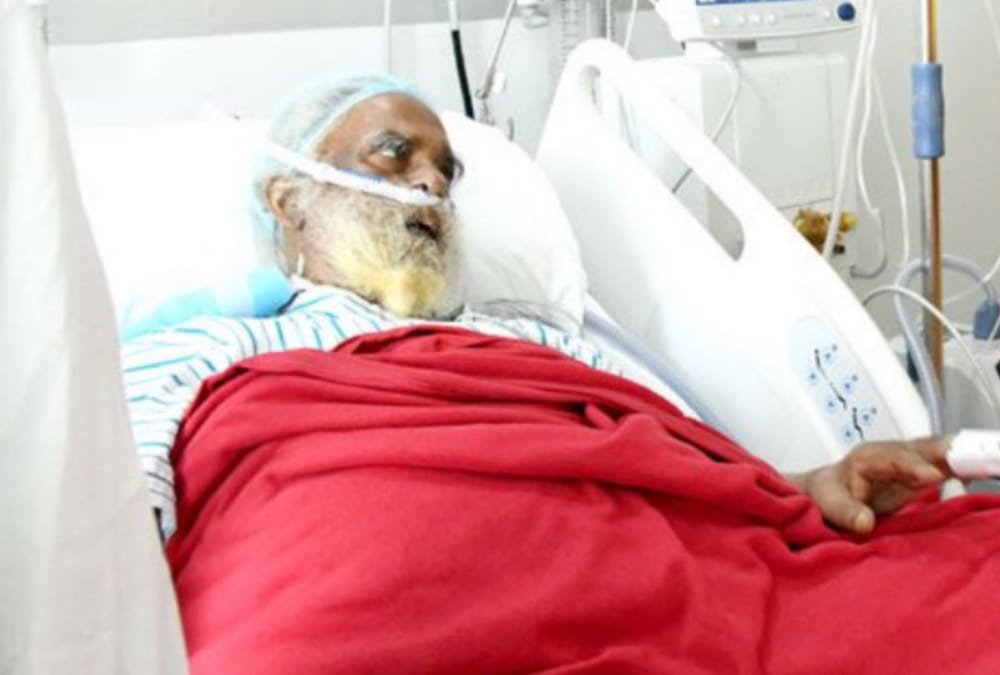 Mahant Nritya Gopal Das's condition stable.