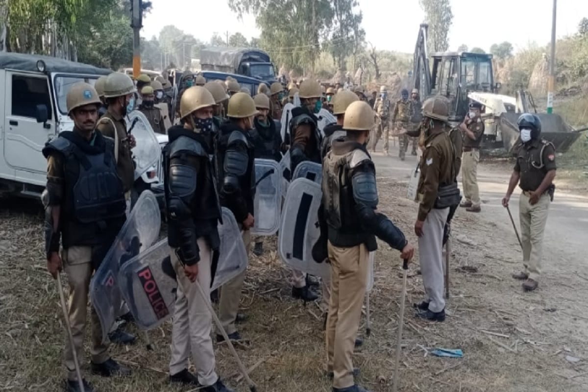 The officers have taken possession of land of forest department in Muzaffarnagar
