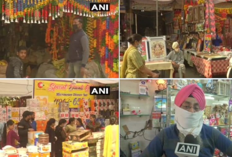 Shopkeepers hit by slump in business during the festive season in Amritsar