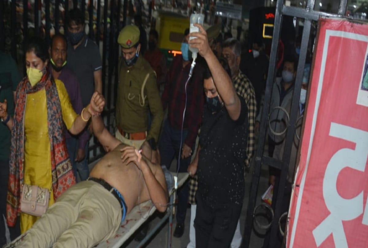 miscreants shot owner of Badri Jewelers in lucknow