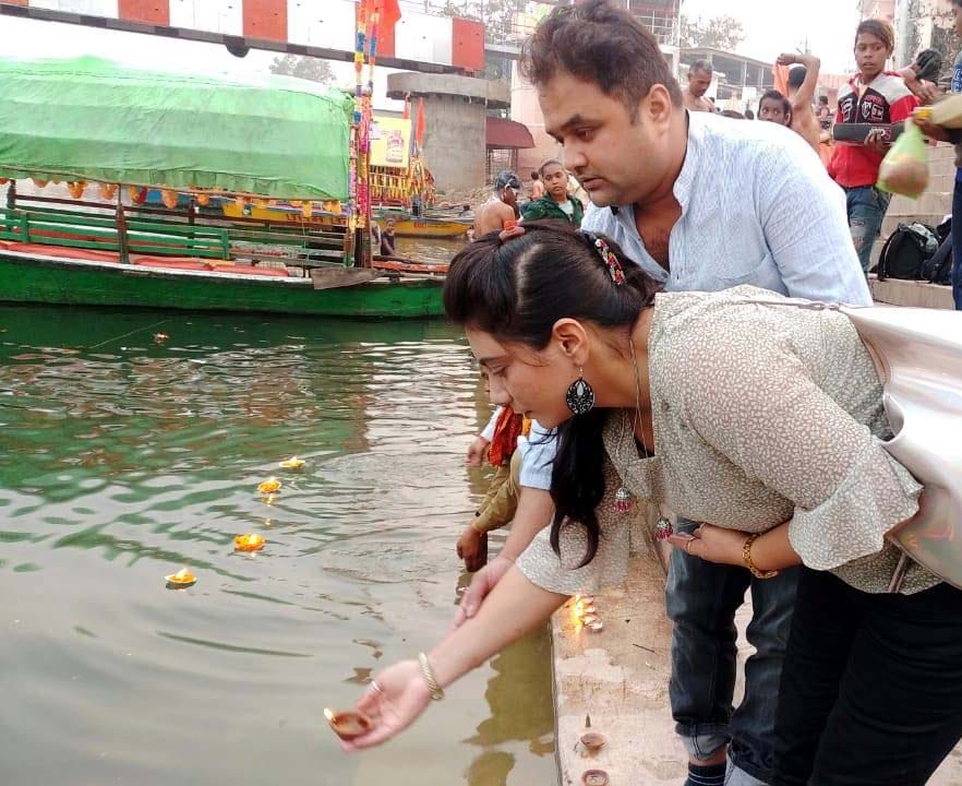 Celebrating Deepdan in Chitrakoot
