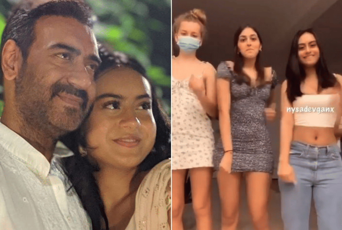 Ajay Devgn And Kajol daughter nysa dance video goes viral on social media