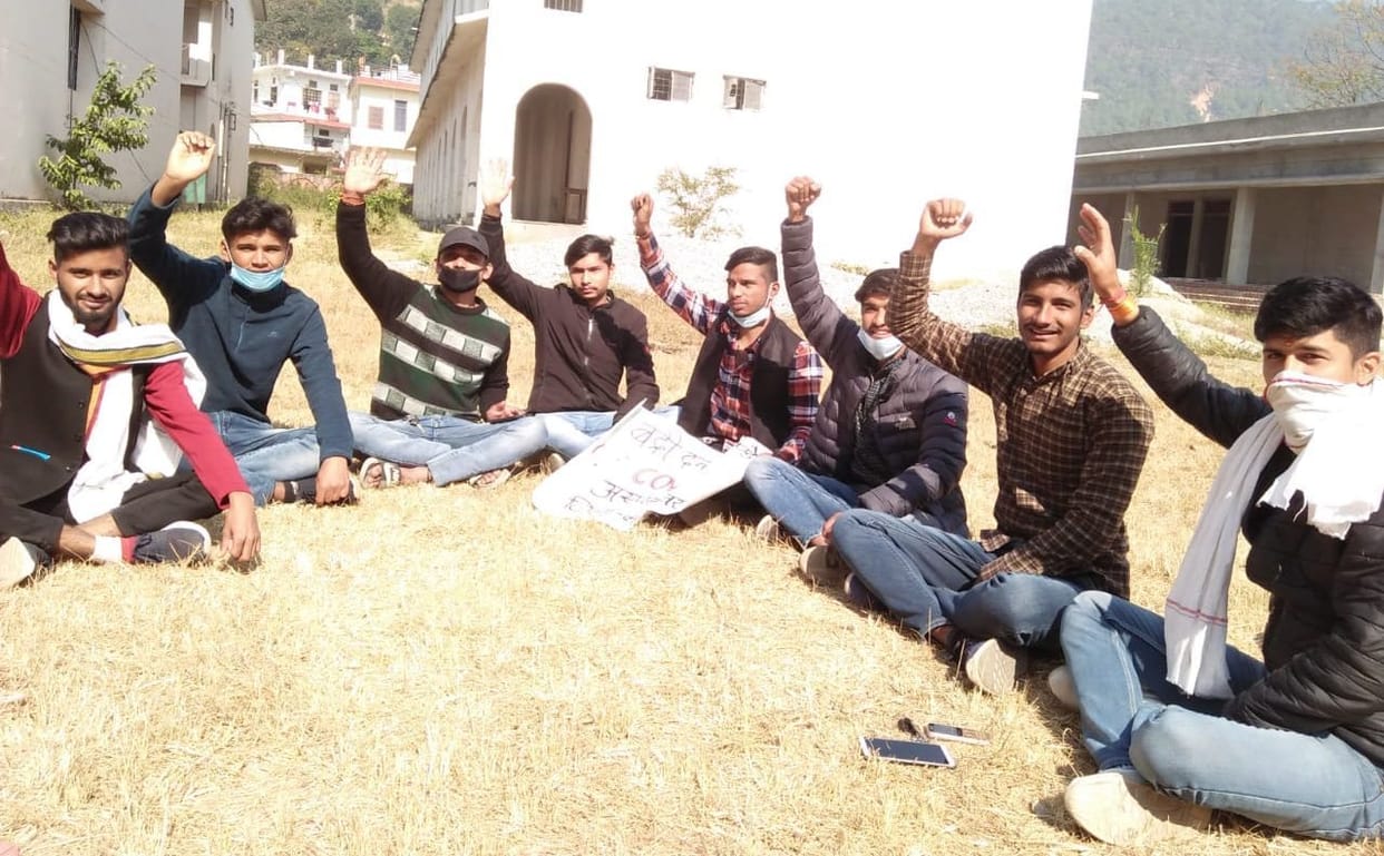 covid care unit will not be allowed in bageshwar college