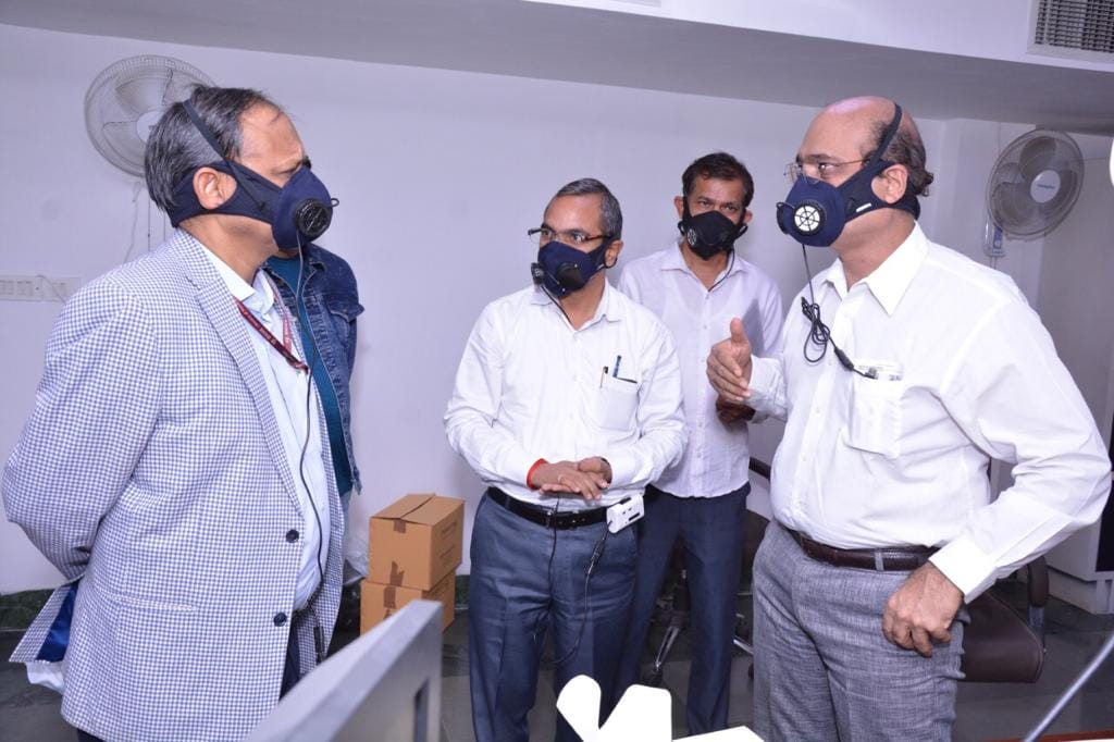 Battery-powered Moksha Masks will give complete freedom from suffocation, there will be no need to repeatedly remove from the face