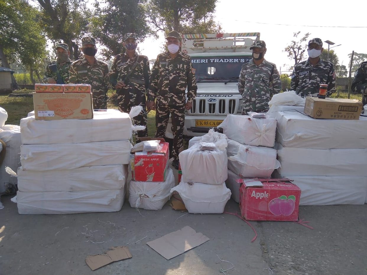 Nine Lacks items being smuggled from Nepal to India