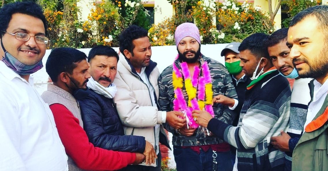 Youth Congress district in-charge took a meeting of workers