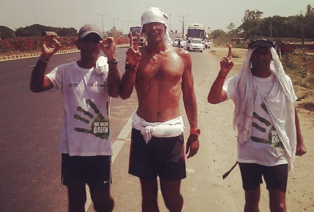 Milind Soman shares pictures of his 1500 km run in 2012 covered five states from Delhi to Mumbai in 30 days