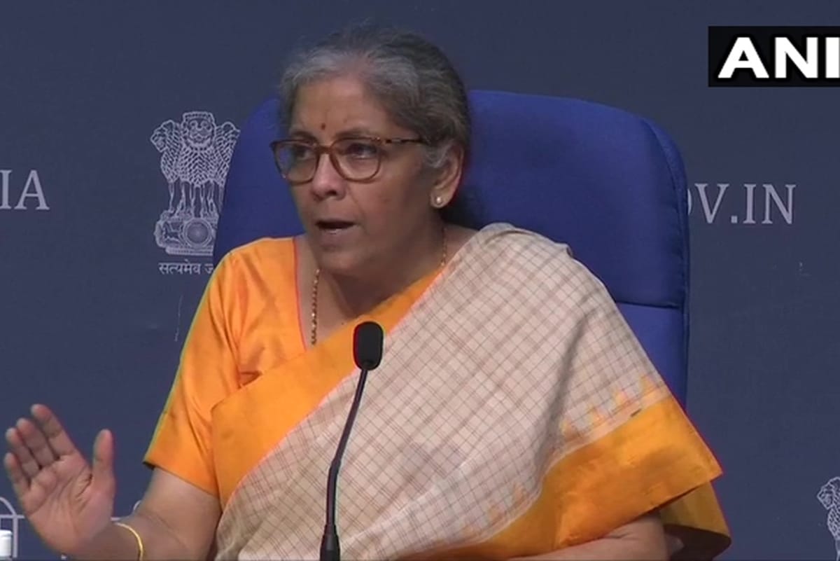 nirmala sitharaman press conference today live updates economic stimulus covid pli manufacturing sectors employment