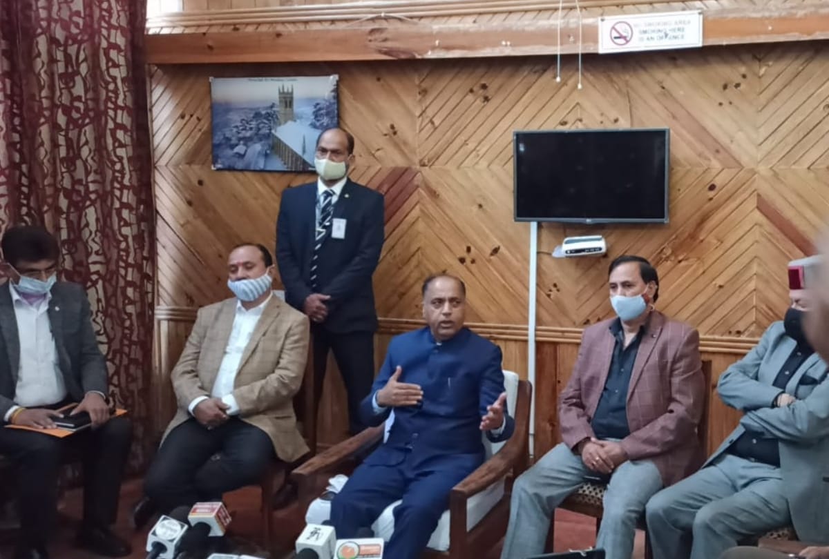Himachal News : CM Jairam Thakur press conference in chamba