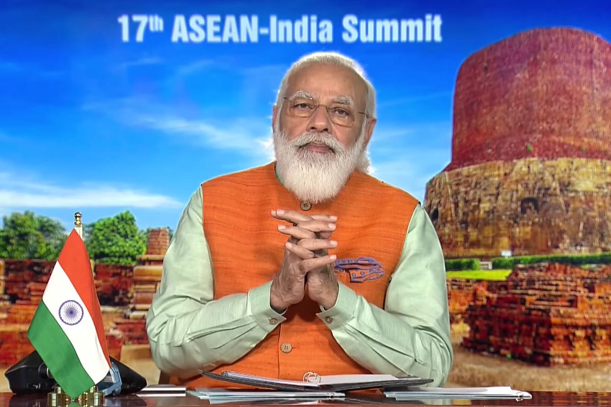 PM Narendra Modi co chairs 17th ASEAN India Summit