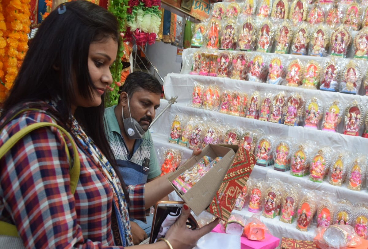 Today shopping will be happy on Dhanteras, market decorated like a bride