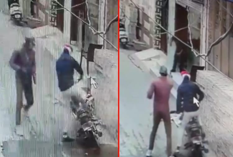 Robbers shot the young man in firozpur of Punjab
