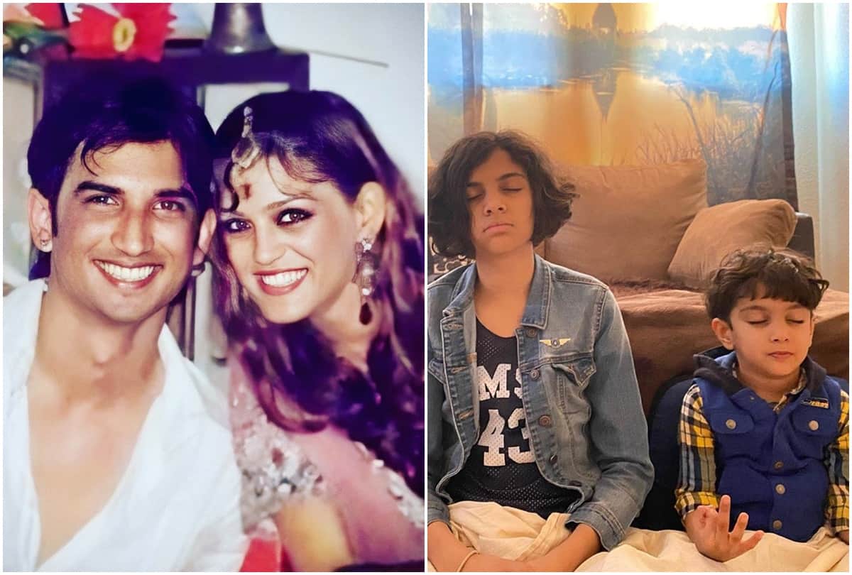 Sushant Singh Rajput Sister Shweta Singh Kirti Teaches Bhagavad Gita Lessons To Her Childrens