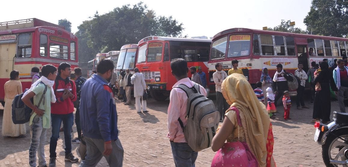 Passengers dependent on buses due to non-running of trains