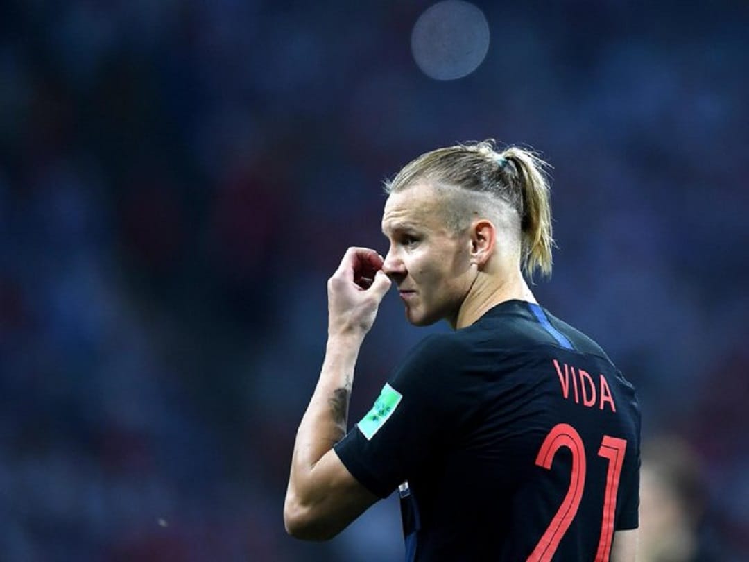 Croatia defender Domagoi Vida withdrew from football match due to Corona being infected