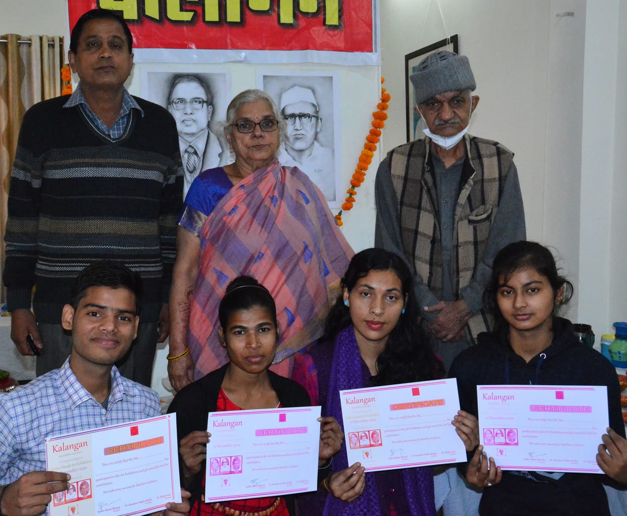 Art exhibition organized on Deepawali