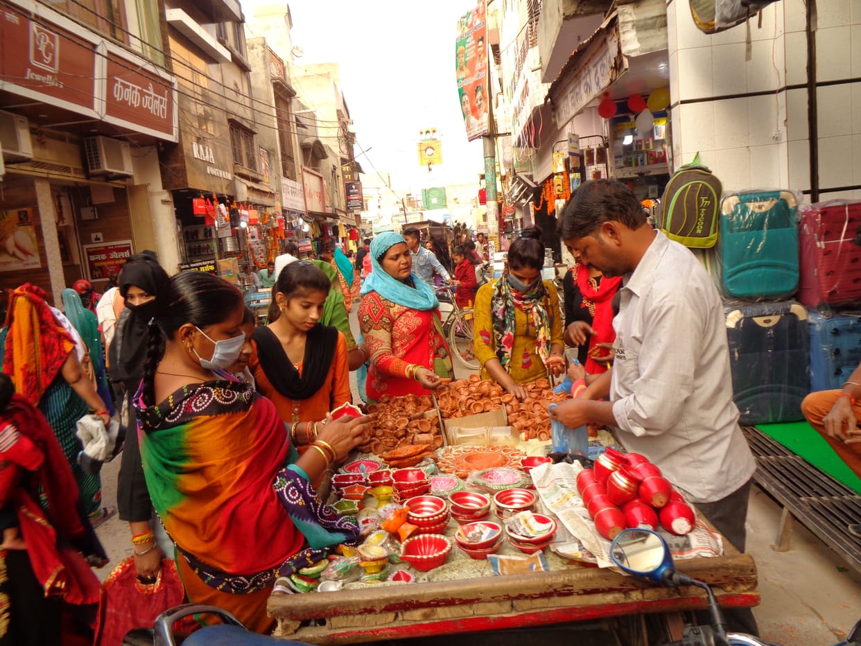 diwali festivel market