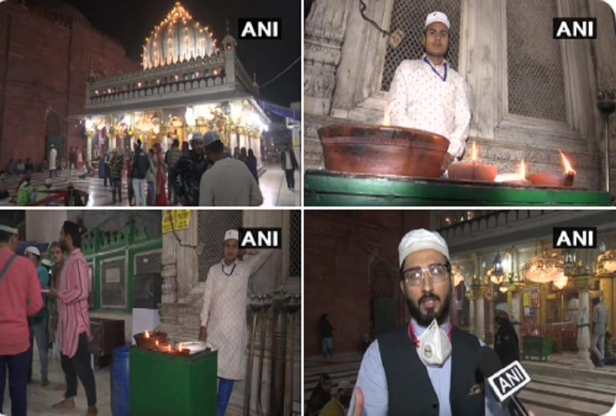 diwali 2020 celebrations in delhi Hazrat Nizamuddin Aulia Dargah Akshardham Temple Parliament building National Green Tribunal arvind kejriwal see photos