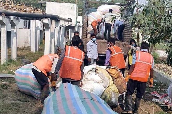 120 quintals of plastic from waste sent to Delhi
