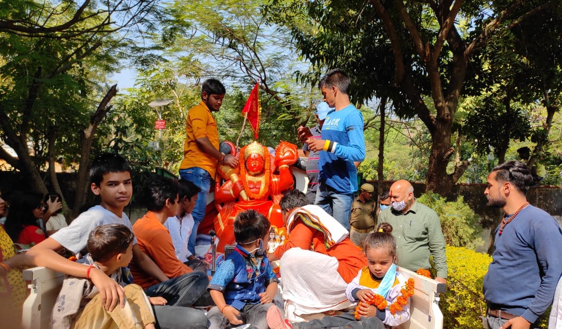 Rama bhakta Hanuman's birth anniversary celebrated with pomp