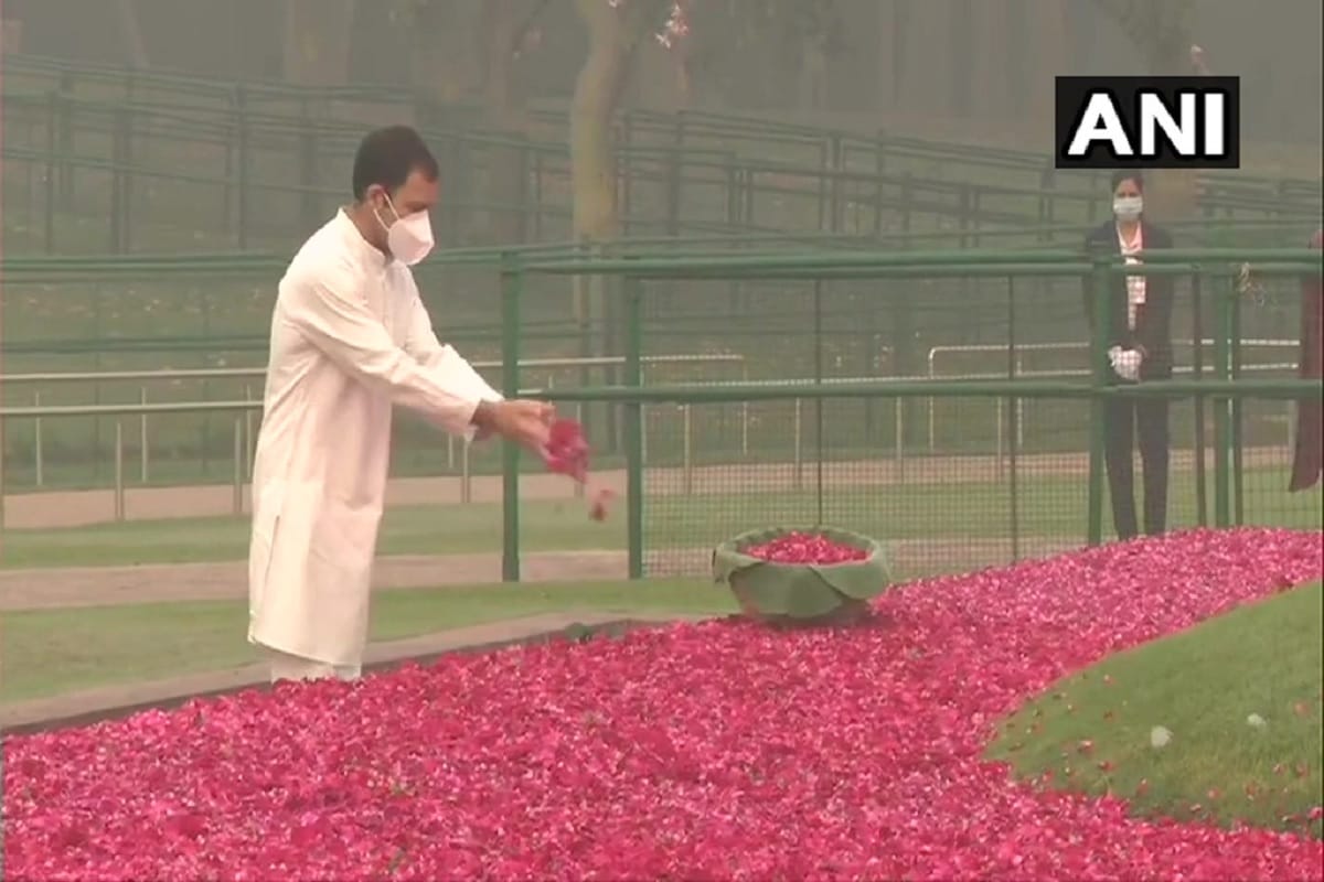 Pandit Jawaharlal Nehru Birth anniversary: Narendra Modi Rahul Gandhi Sonia Gandhi pays tribute to Nehru