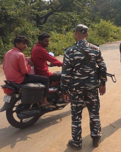 Security forces alert after pasting posters of Naxalites