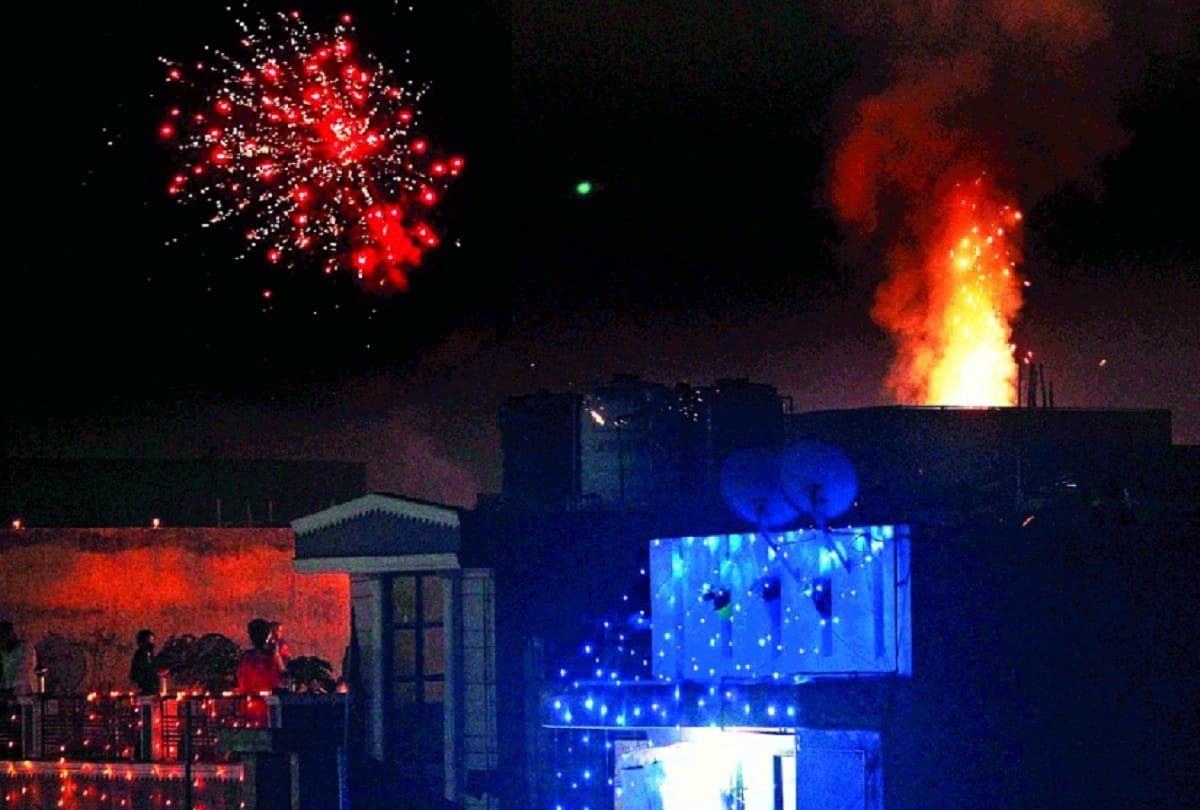 Even in Delhi people did not listen, fireworks fiercely, 1206 cases registered, 850 arrested