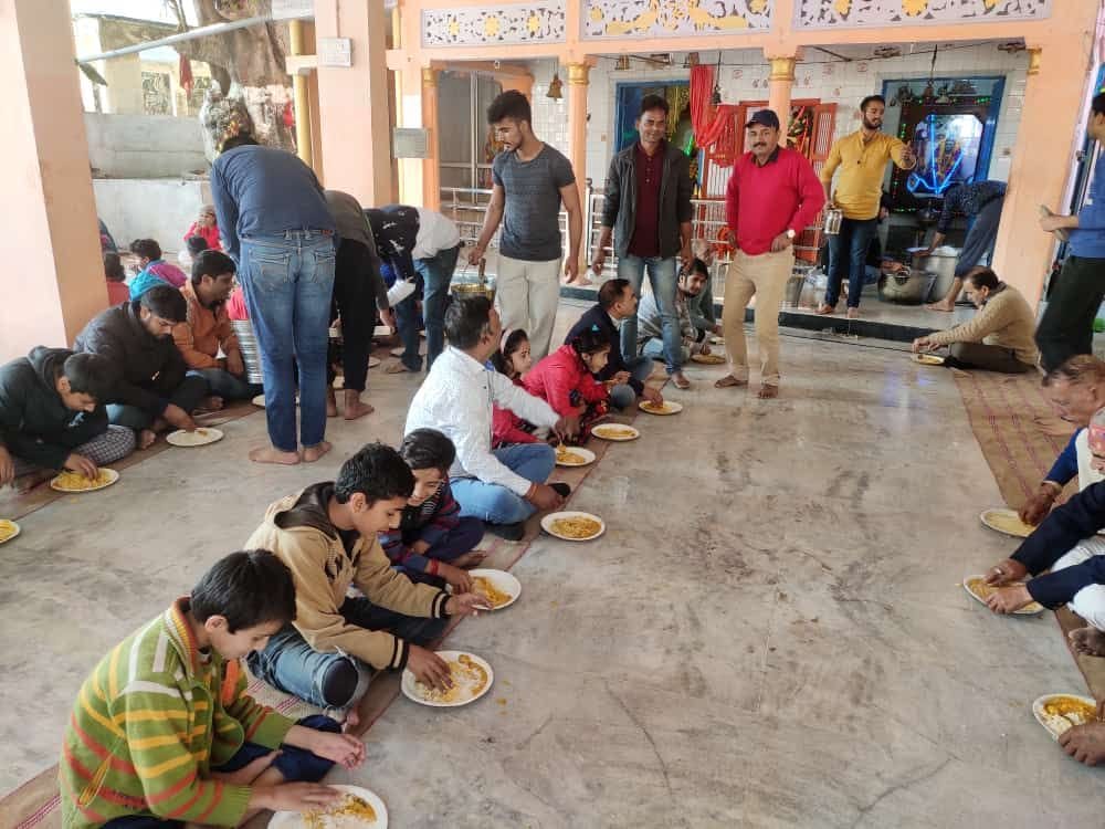 Govardhan and food code worship in the house