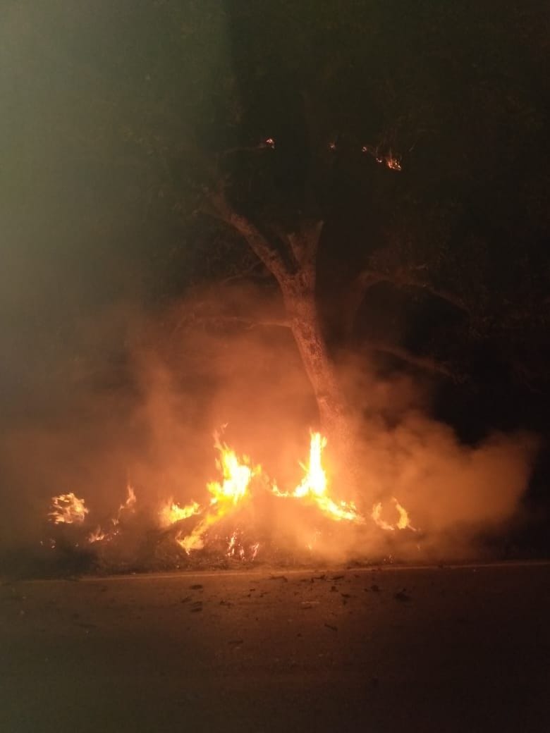25 Beegha corp burn from fire