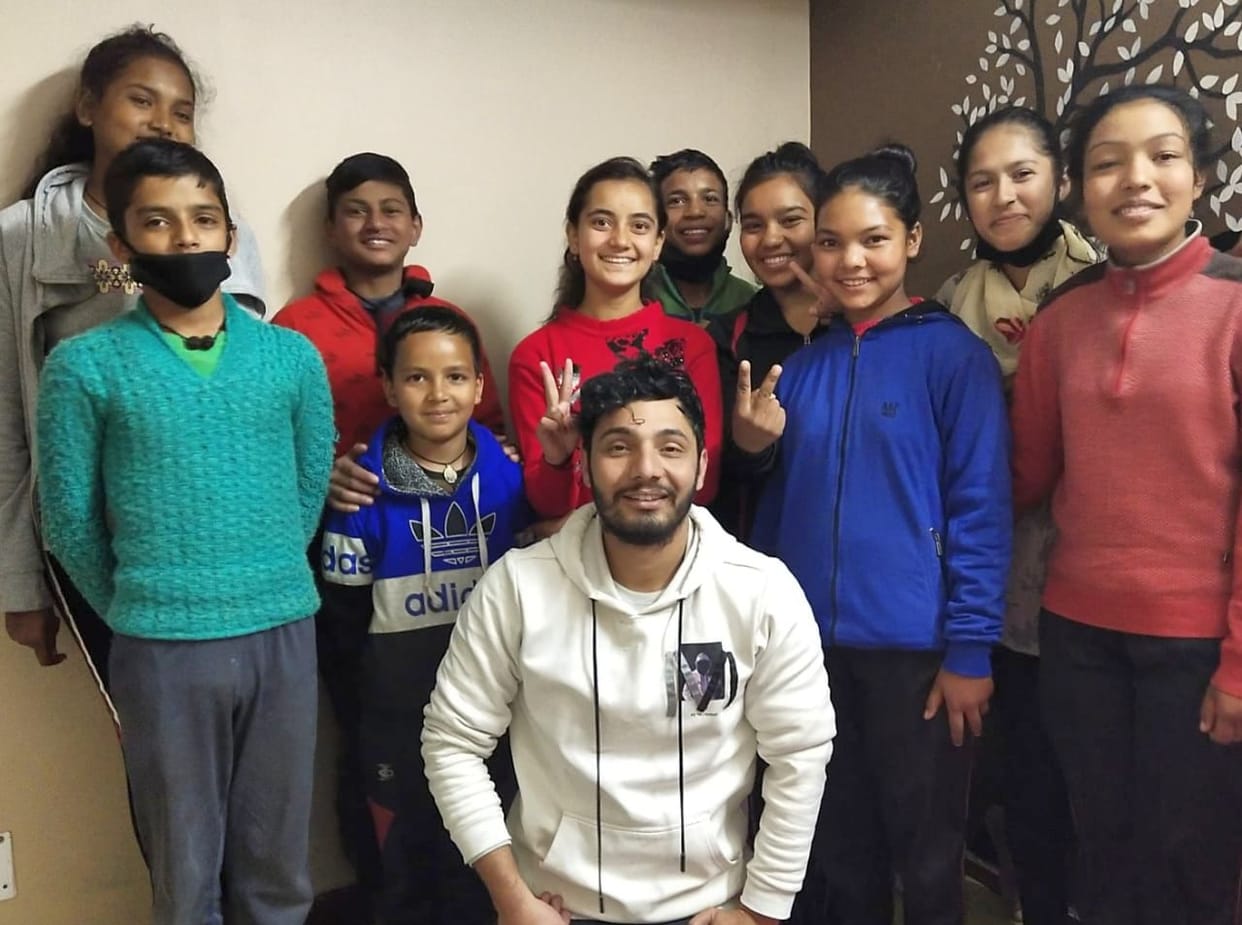 Candles and blankets provided to children from poor families