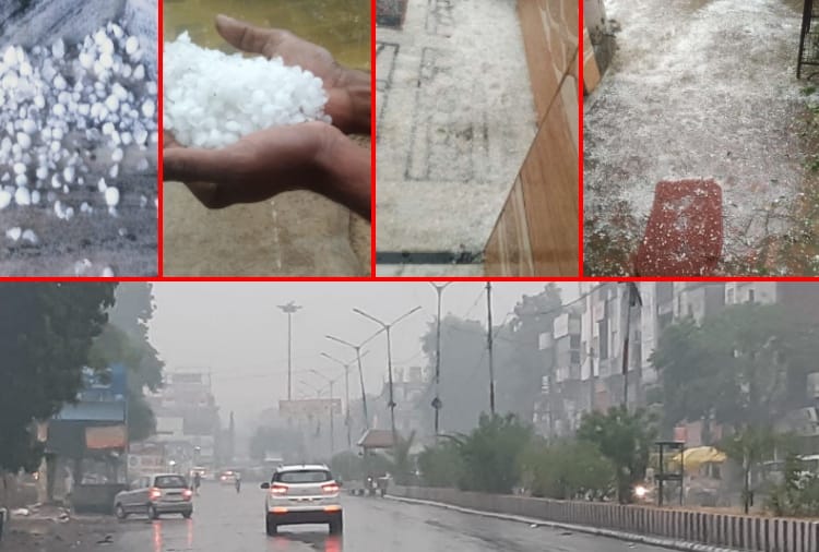 Rain and hailstorm in several places of Punjab and Haryana
