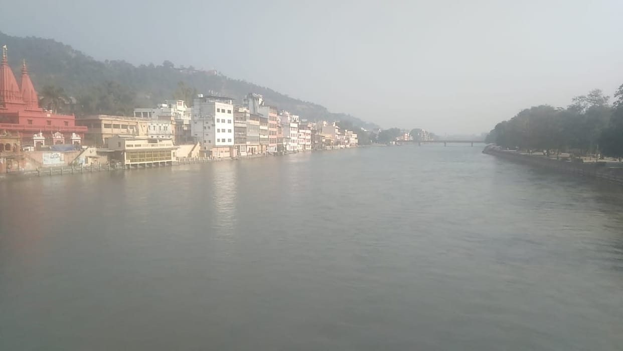 Haridwar Latest News: water left in gangnahar, ganga ghat filled with water again